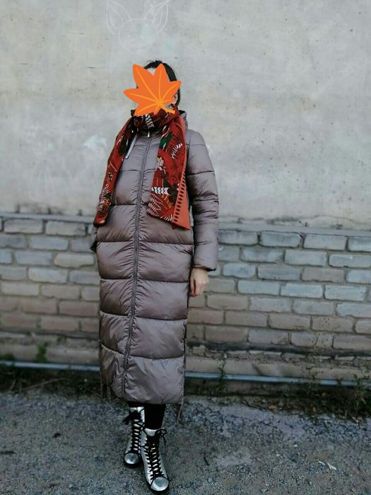 Зимний теплый пуховик