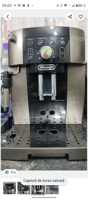 Expresor DeLonghi cu Boabe și cafea măcinată