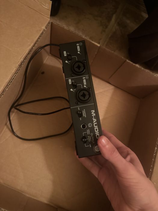 M-audio M-Track Duo interfață audio prin usb cu doua canale simultane
