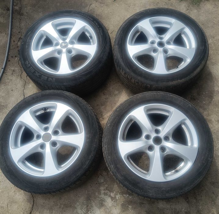 Set Jante Aliaj Borbet 16" 5x110 (KBA 45257) + Anvelope Vara 215/55 R16 Nexen