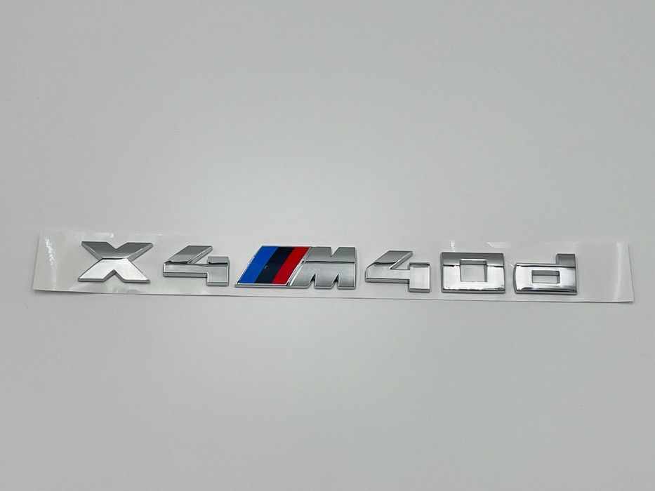 Emblema Compatibila BMW X4M40d crom