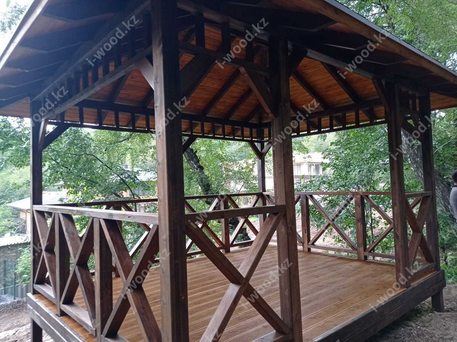 Деревянные беседки на заказ