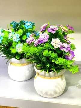 Искусственные Цветы на горшке