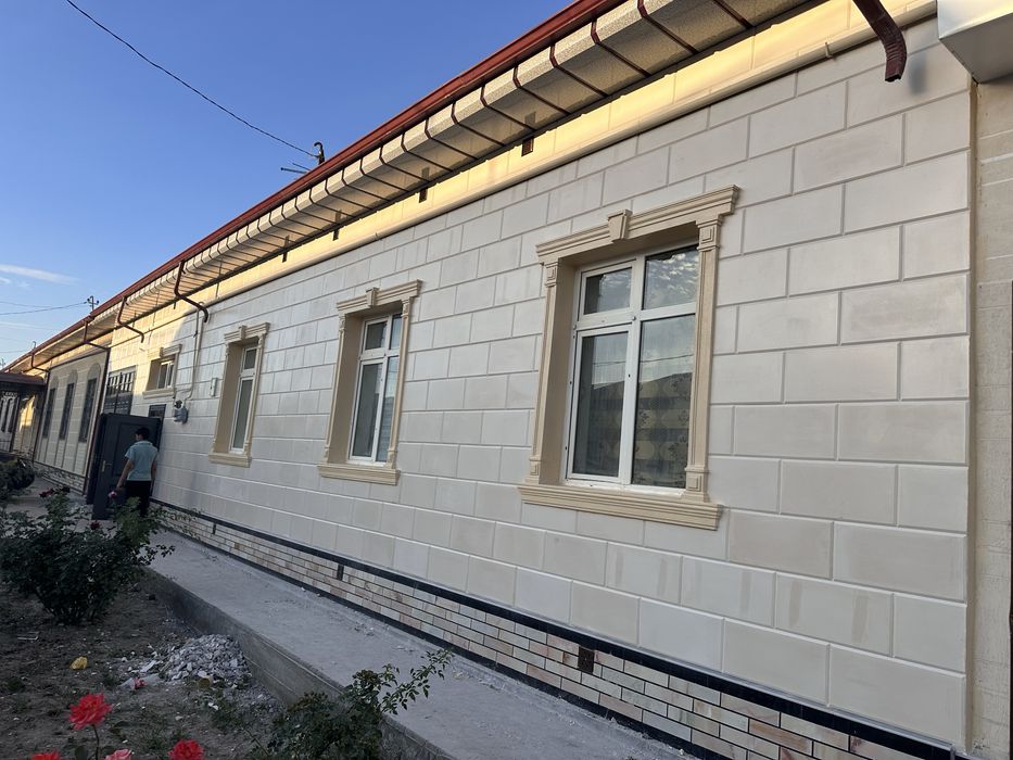 Fasad uchun Travertin tosh Termopanel kafel klay bilan yopishadi