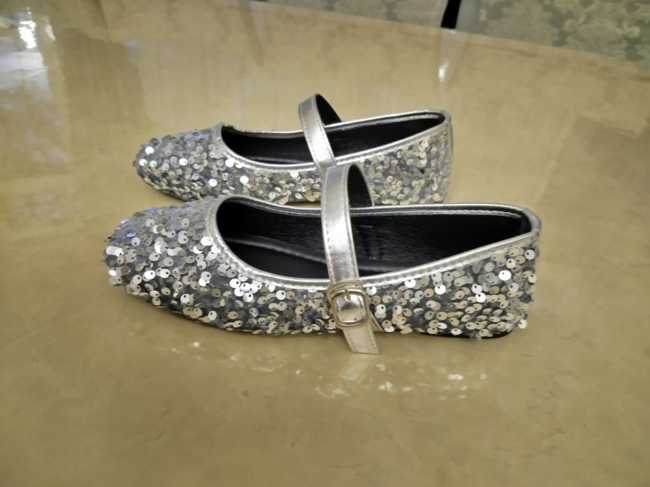 Балетки с паетками