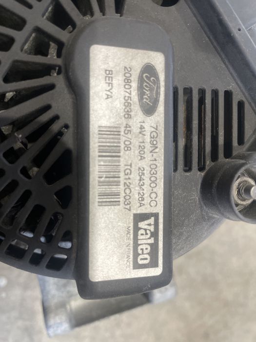 Alternator Ford Fiesta 1,25 / 1,4 benzina