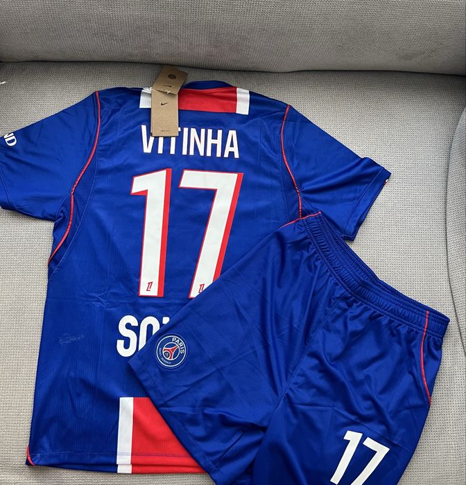 ПСЖ Vitinha #17 и Joao Neves #87 | Цял Футболен Екип PSG 26/27 | Размер L |