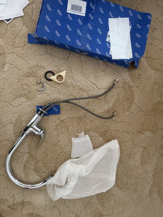 Baterie Grohe, mocomanda, pipa inalta - crom