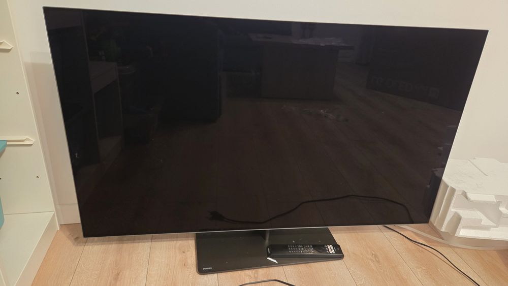 Televizor Philips AMBILIGHT tv OLED 48OLED818, 121 cm, Google TV, 4K U