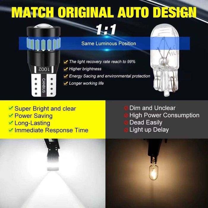 bec led auto LED Light Bulb 6000K White