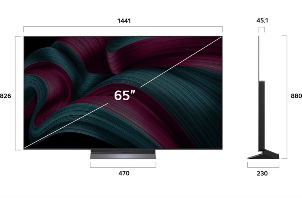 Televizor OLED Evo Smart LG 65C5ELB, Ultra HD 4K, HDR, 164cm