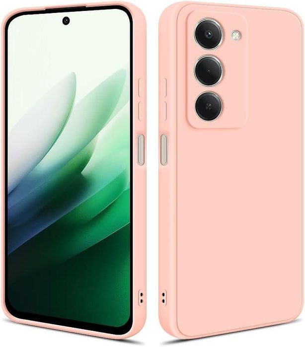 Матов силиконов кейс за xiaomi redmi 15 4g - розов