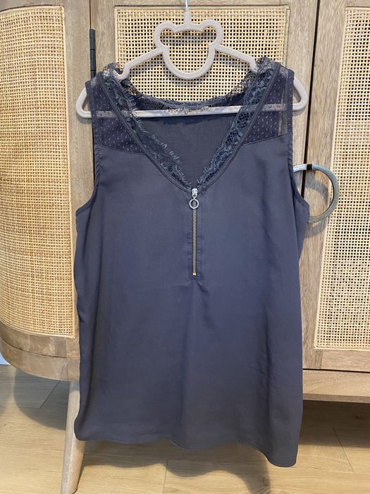 Top Orsay XS, de vara, gri