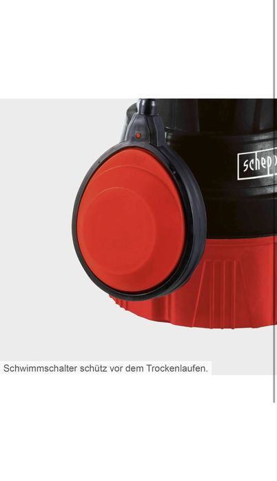 Градинска потапяща помпа /Бибо- чисто нова Scheppach DWP750 20000л/ч