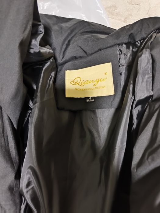 Пуховик с поясом