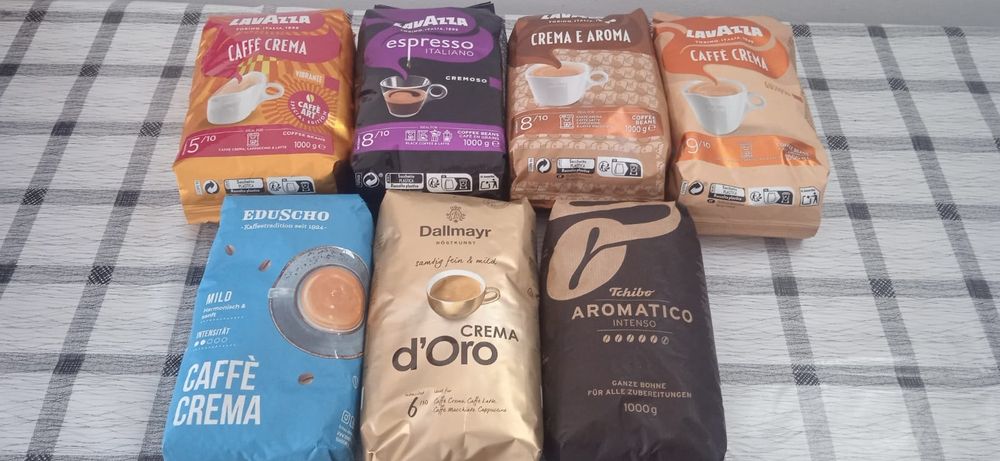 Cafea Lavazza,  tchibo,  dallmayr