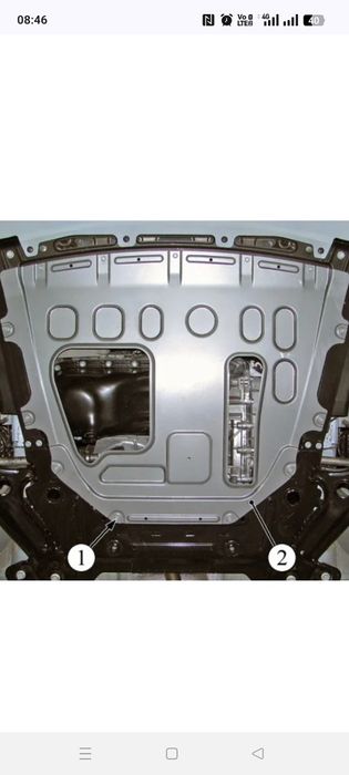 Защита двигателя Лада Веста