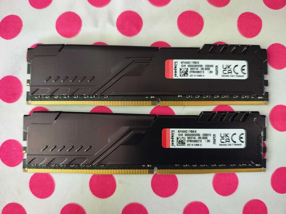 Memorie Ram Fury Beast 16GB (2x8GB) DDR4 3600MHz.