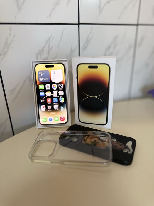 iPhone 14 Pro Ca Nou Gold Auriu 5G 128GB