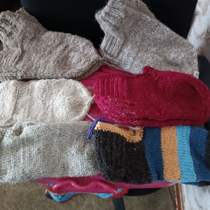 Вязанные следки женские