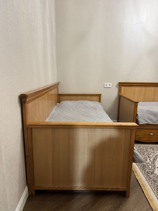 Детские деревяннын кровати с матрасами