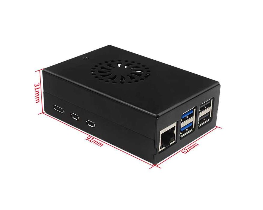 Комплект Raspberry Pi 5 8GB Metal case