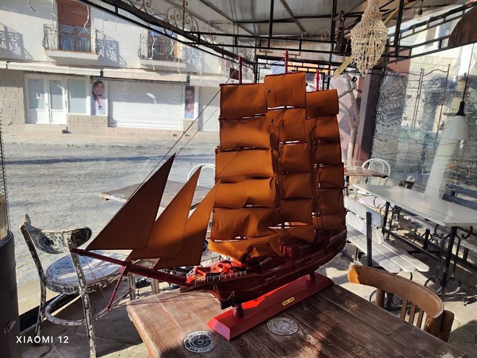 Кораб дървен макет