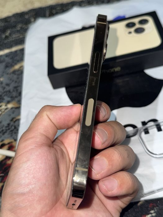 iphone 13 pro gold 256 tali karopka dakument tel ochilmagan 74 yomkost