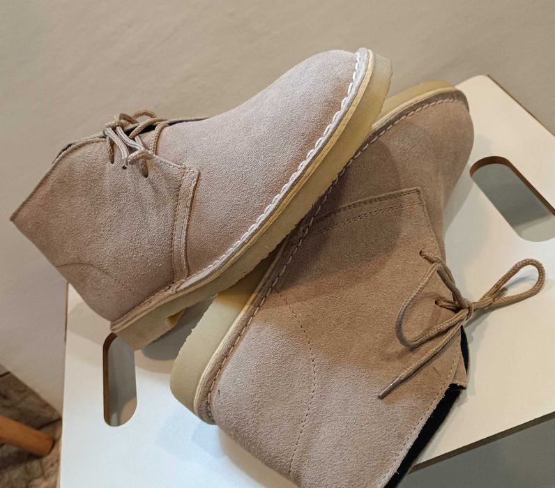 Chete chukka premium Boston Bros NOI 41.5 42 piele naturala moale