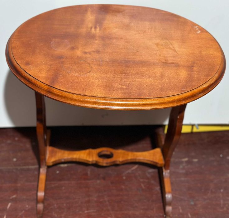 Masuta de cafea stil rustic din lemn masiv; Masa cu blat 50x37; Scaun