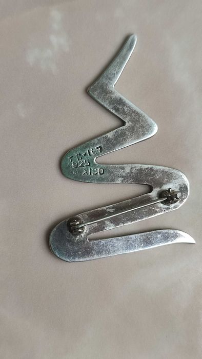 Brosa din argint "Tornada" brand Taxco Mexic.