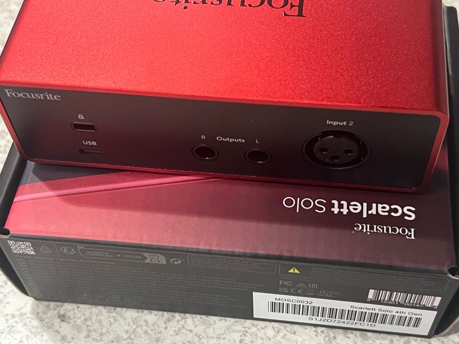 Wikisound +  Focusrite solo gen4