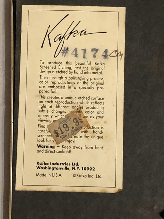 Картина винтаж Америка USA