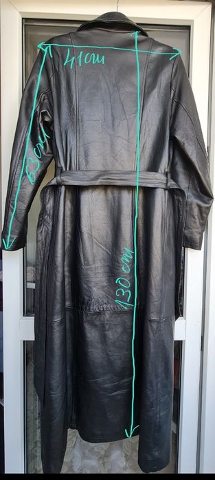 Haina lunga/ pardesiu piele naturala ovine, marime S