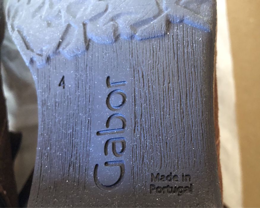 Gabor Ankle Boots ОРИГИНАЛ дамски боти/естествен велур - 37/24см