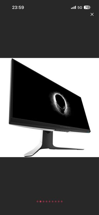 Monitor Gaming LED IPS DELL Alienware AW2720HFA, 27", Full HD, 240Hz, AMD Free-Sync, negru-argintiu