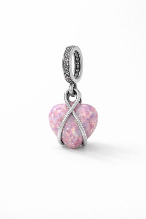 Оригинален талисман Pandora – сърце „Mom“ | Нов