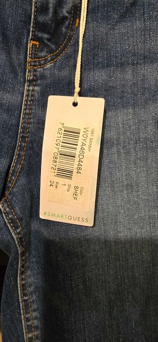 Guess xs-дамски дънки с висока талия (х-613)