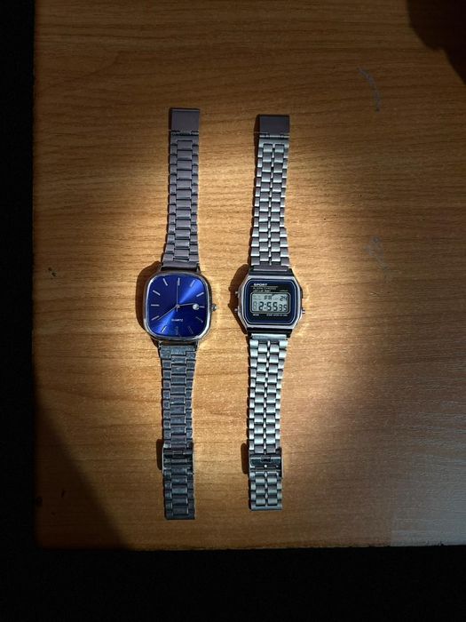 Кварцевые часы и Casio цифровые