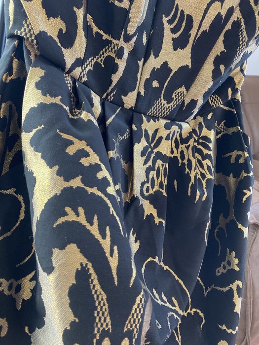 Рокля HM черно & златно S