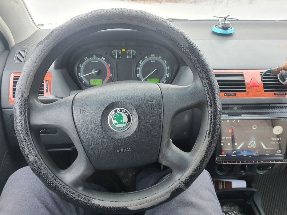 Шкода Фабия на полном ходу