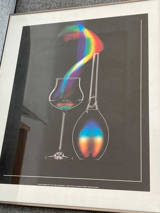 Print rar F1 „Rainbow Glass” – Rainer W. Schlegelmilch, ediție STERN 1992, înrămat original