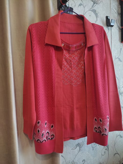 Кофточка двойка- обманка