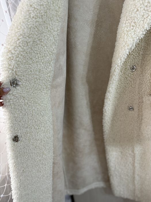 Шубка тедди прямая