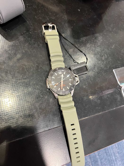 Hamilton Khaki Navy Frogman Auto  H77825331 NOU bon / garantie
