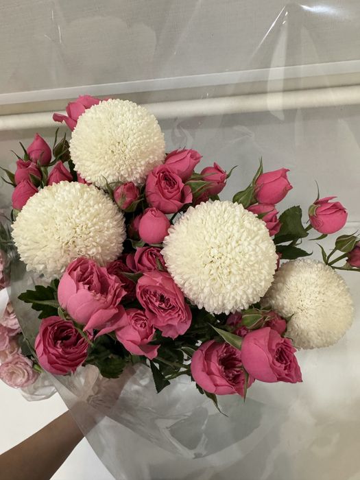 Свежие цветы.