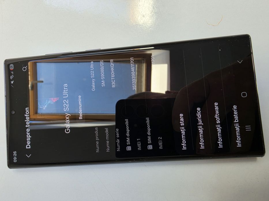 Samsung Galaxy S22 Ultra 128 GB + husa Spigen