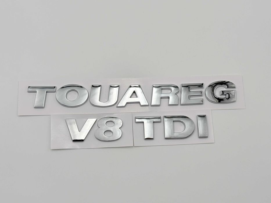 Set Embleme VW Touareg V8 TDI crom