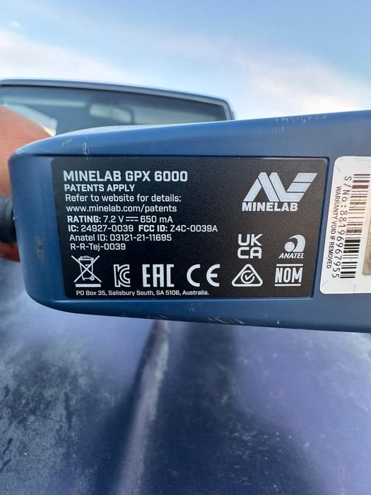 Металоискатель Minelab GPX 6000