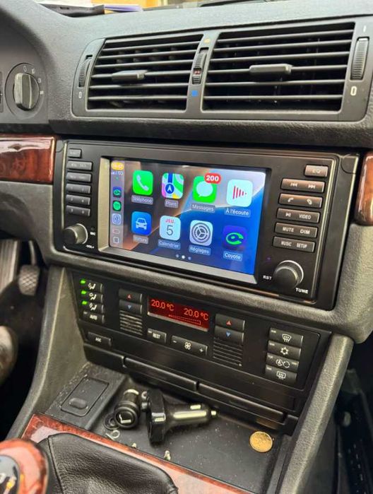 Navigație Android 15 4GB RAM Dedicata BMW E39/E38 – Carplay, QLed, DSP